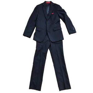 Plavict Boys' Suits Slim Fit 3 Piece Adjustable Formal Set Black SZ 8  A001006
